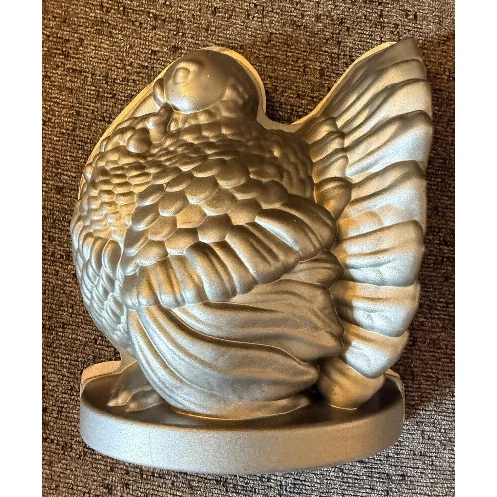 Nordic Ware Turkey Baking Pan Mold Cast Aluminum Cake Dessert Stuffing Thanksgiv